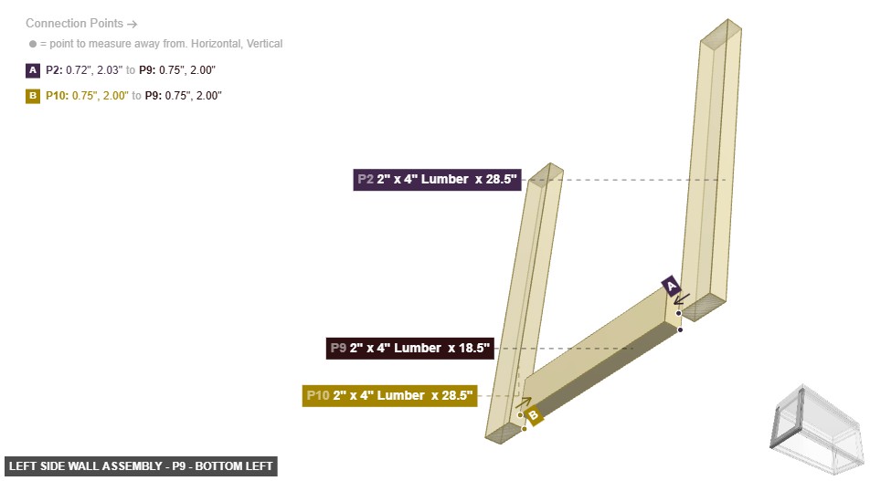 Left Side Wall Assembly - Part 2
