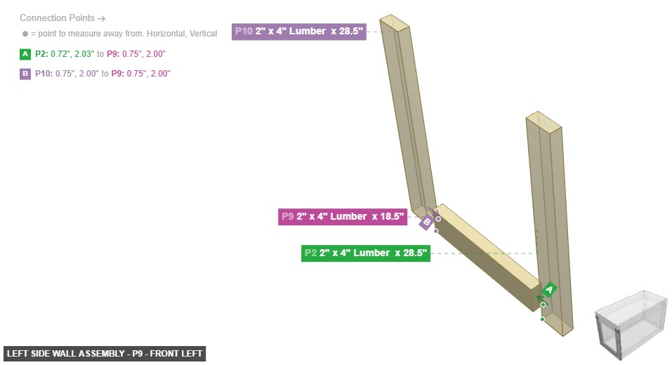Left Side Wall Assembly - Part 2