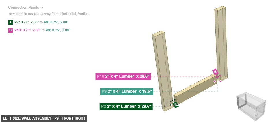 Left Side Wall Assembly - Part 2