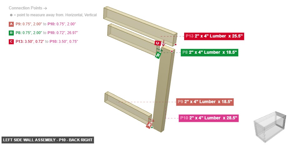 Left Side Wall Assembly - Part 2