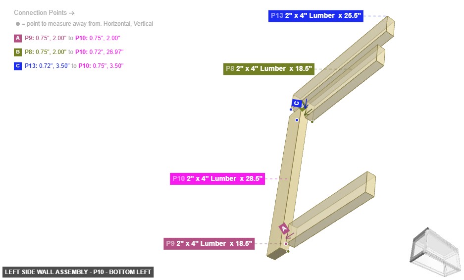 Left Side Wall Assembly - Part 2