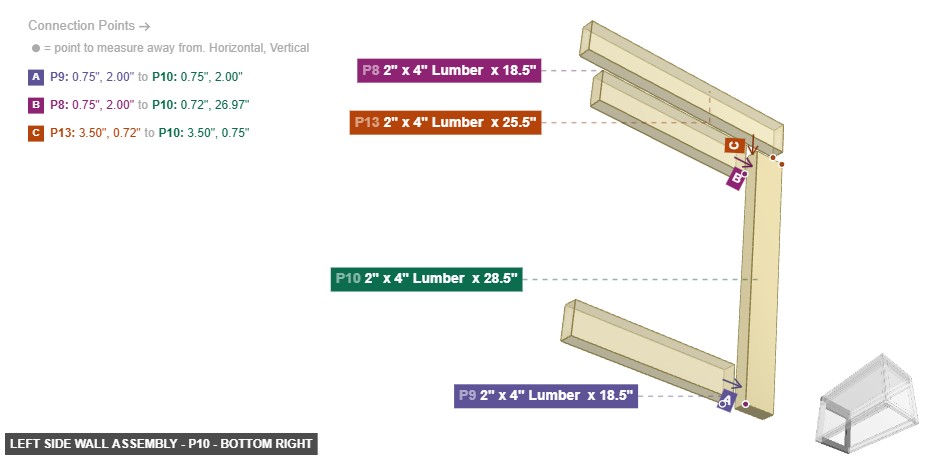 Left Side Wall Assembly - Part 2