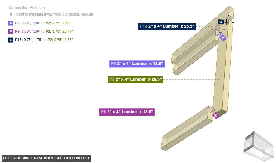 Left Side Wall Assembly - Part 2
