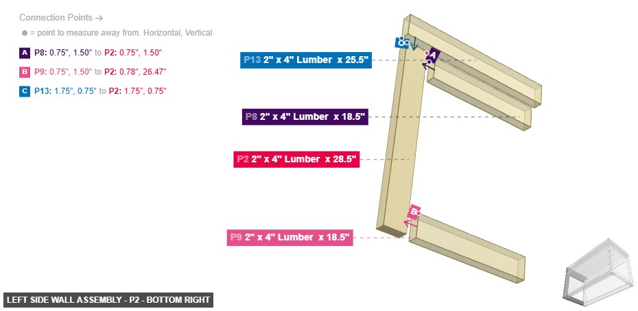 Left Side Wall Assembly - Part 2