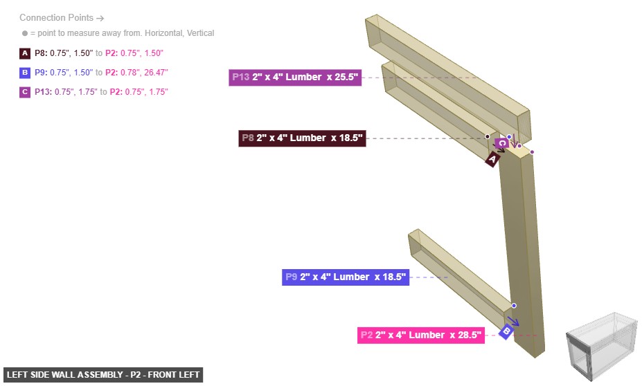 Left Side Wall Assembly - Part 2