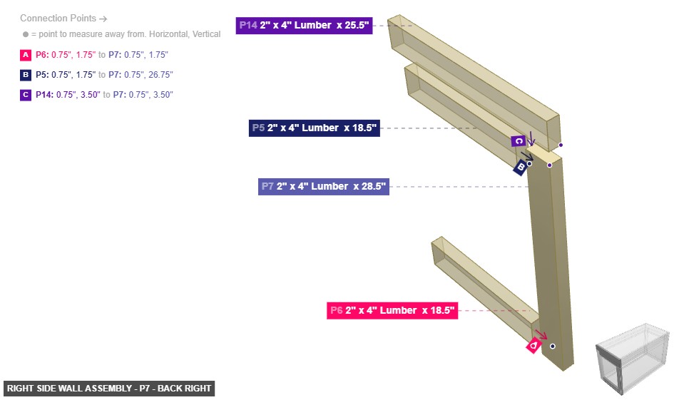 Right Side Wall Assembly - Part 2