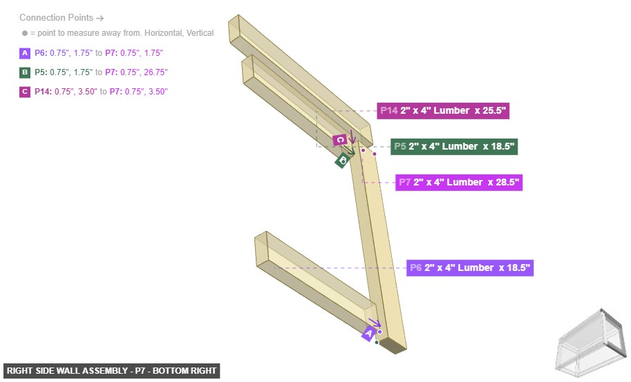 Right Side Wall Assembly - Part 2