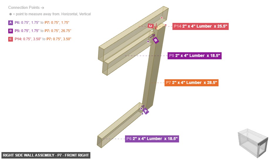 Right Side Wall Assembly - Part 2