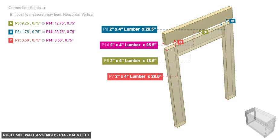 Right Side Wall Assembly - Part 2
