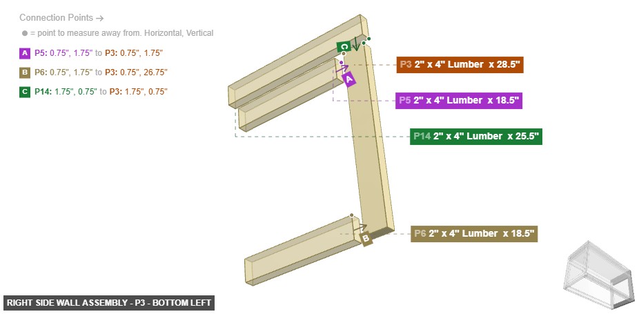 Right Side Wall Assembly - Part 2