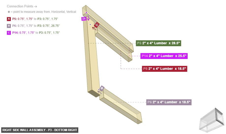 Right Side Wall Assembly - Part 2