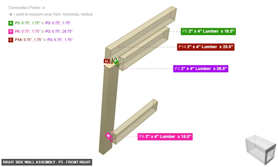Right Side Wall Assembly - Part 2