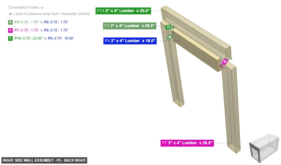 Right Side Wall Assembly - Part 2