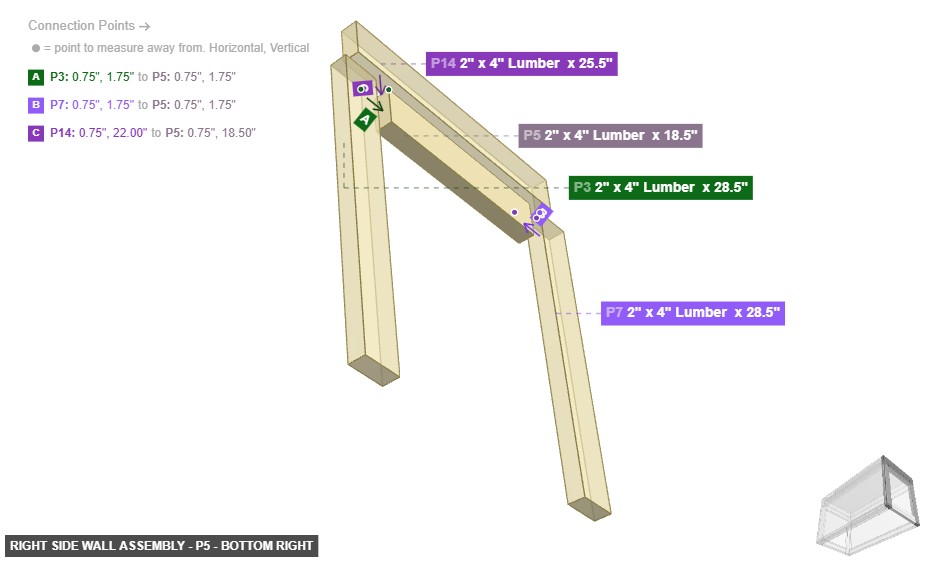 Right Side Wall Assembly - Part 2