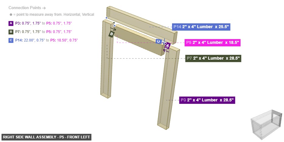 Right Side Wall Assembly - Part 2