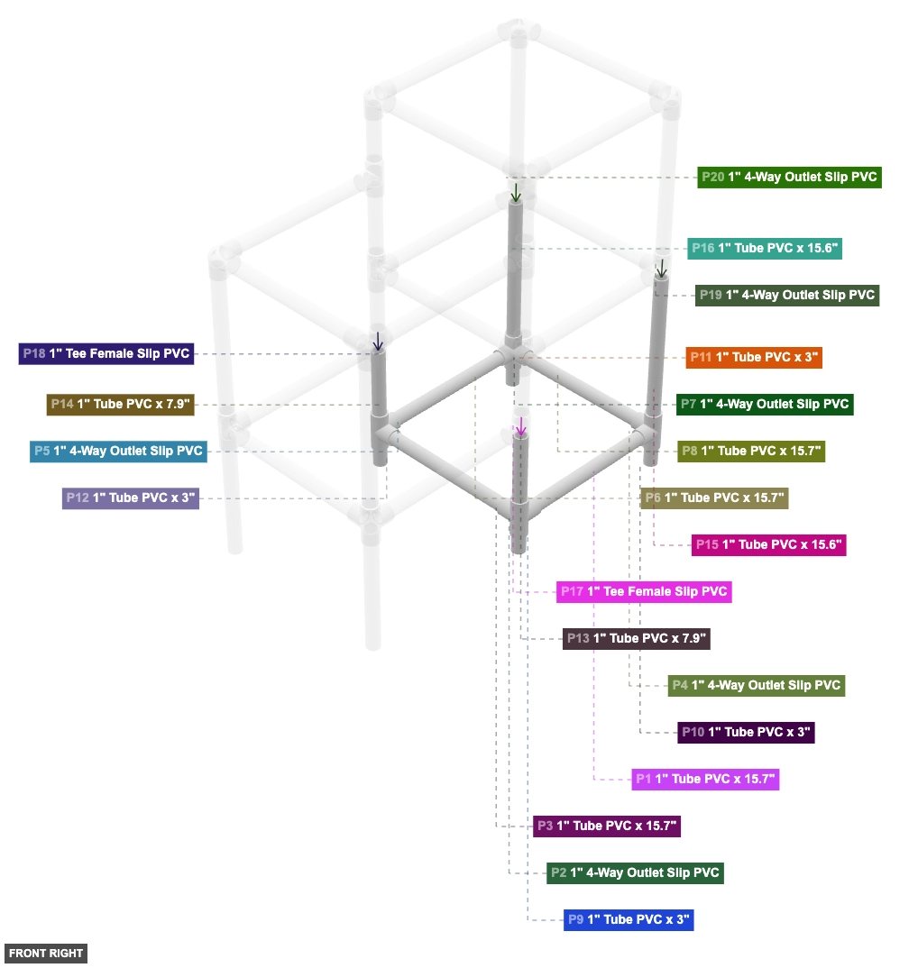 Assembly of Base Structure - front_right