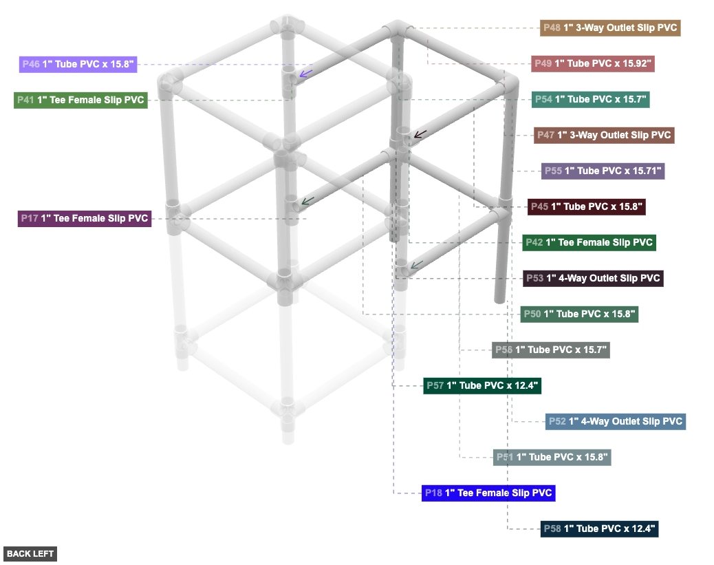 Assembly of Front Structure - back_left