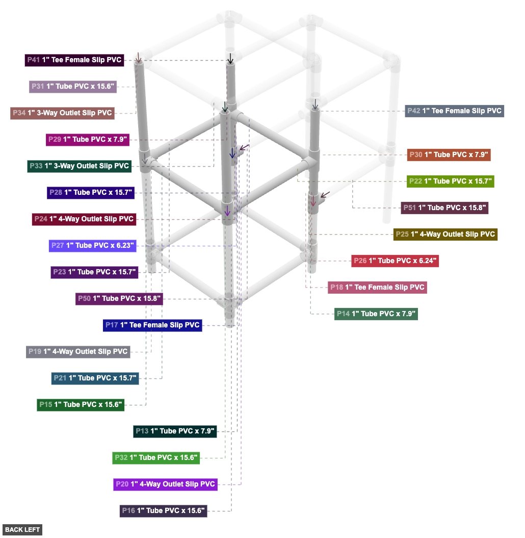 Assembly of Middle Structure - back_left
