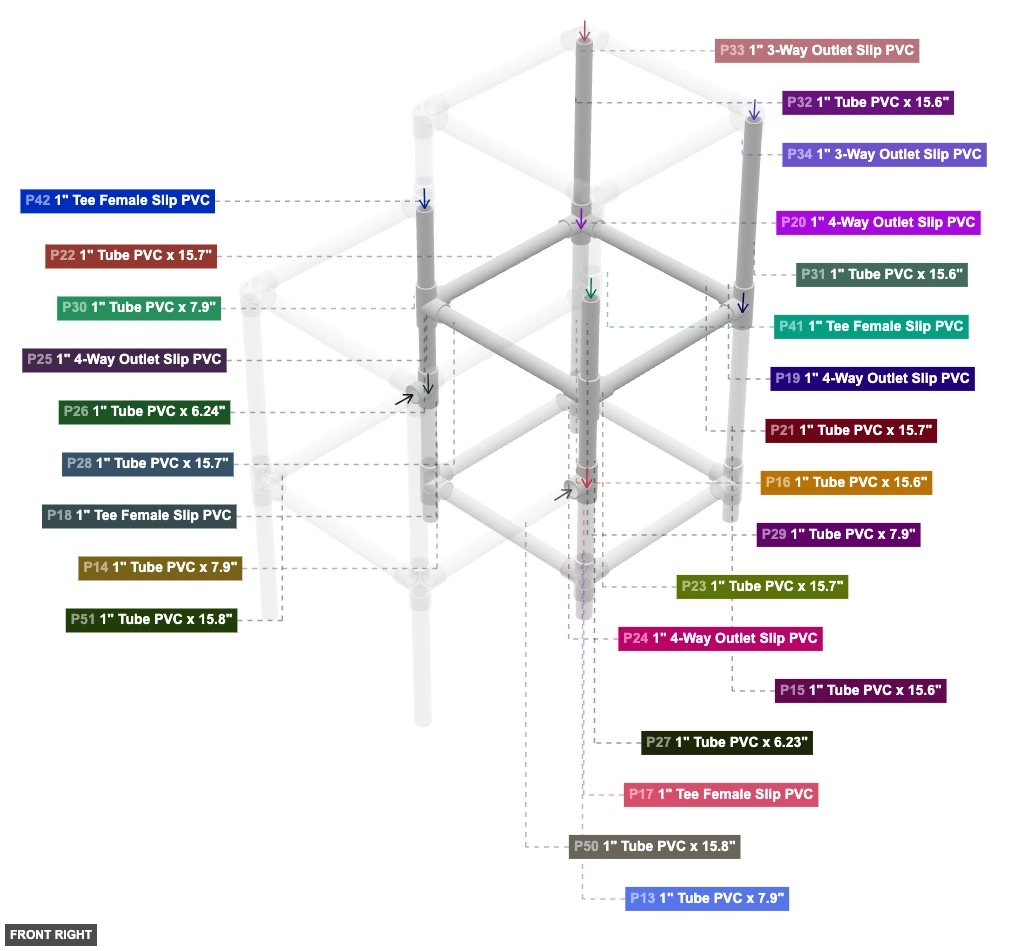 Assembly of Middle Structure - front_right