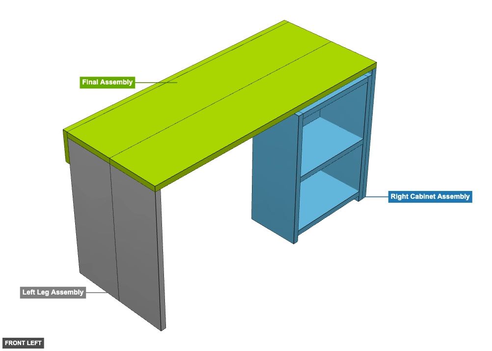 Desk 2 - Overview front_left