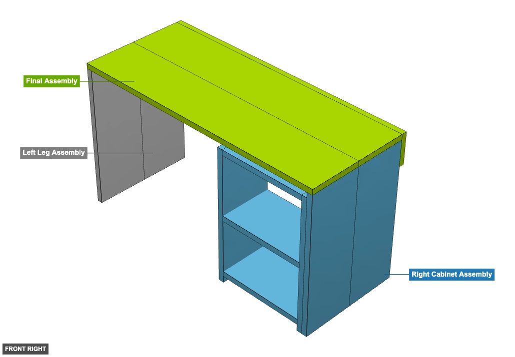 Desk 2 - Overview front_right