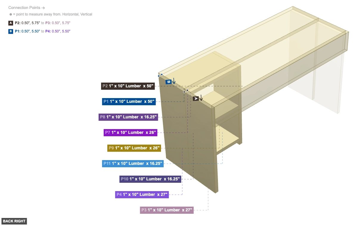 Assembly of Right Cabinet Assembly - back_right