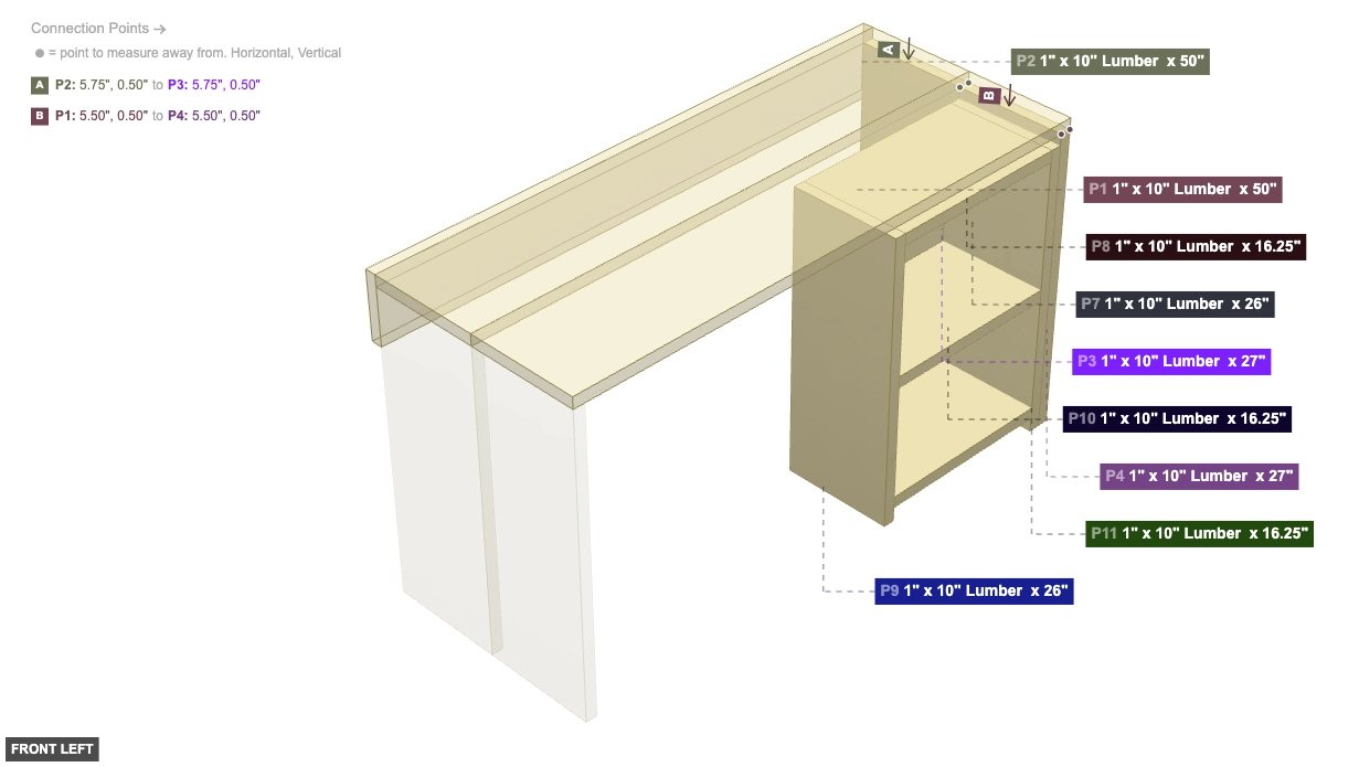 Assembly of Right Cabinet Assembly - front_left