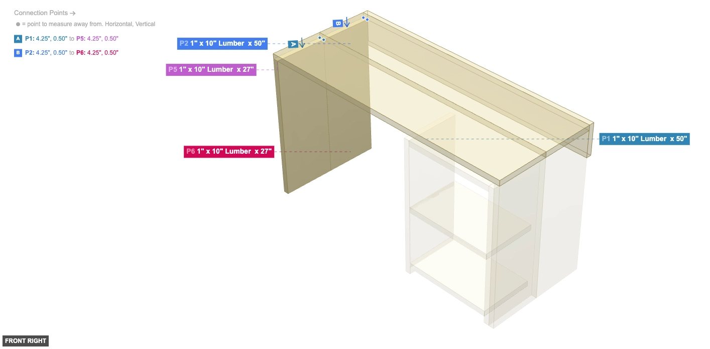 Assembly of Left Leg Assembly - front_right
