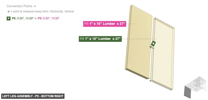 Left Leg Assembly - Part 1