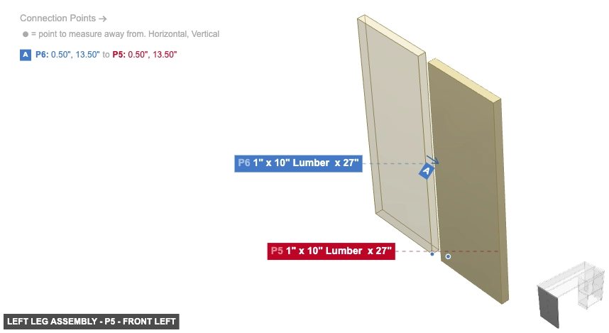 Left Leg Assembly - Part 1