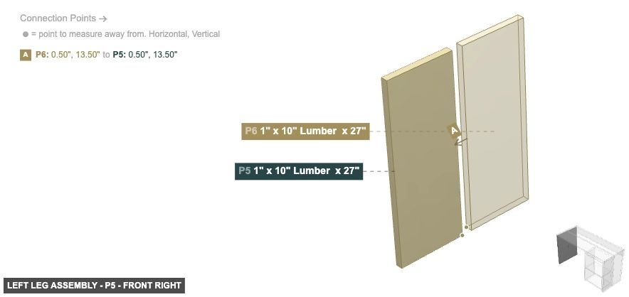 Left Leg Assembly - Part 1