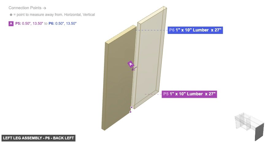 Left Leg Assembly - Part 1