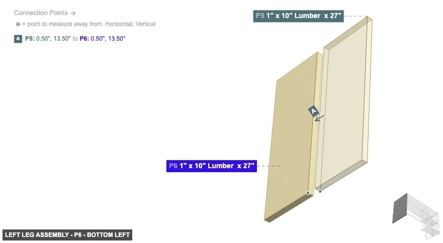 Left Leg Assembly - Part 1