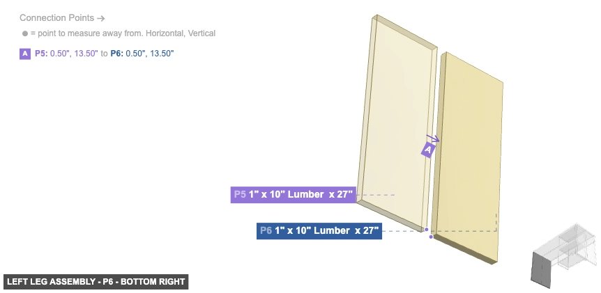 Left Leg Assembly - Part 1