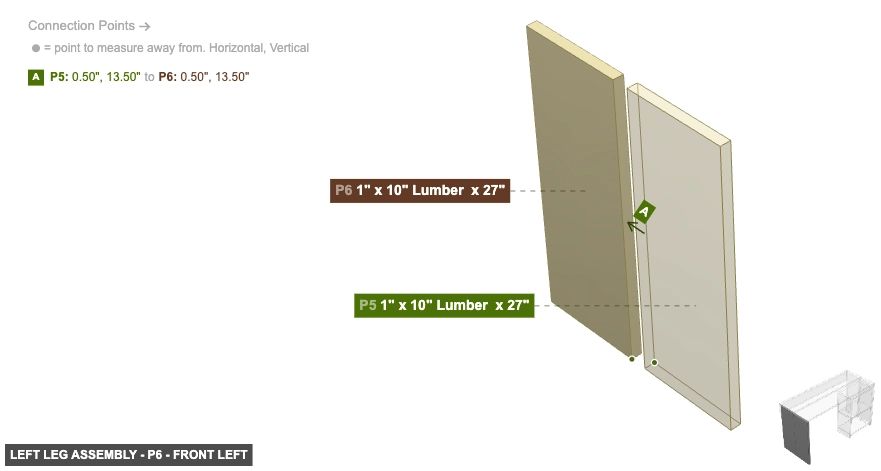 Left Leg Assembly - Part 1