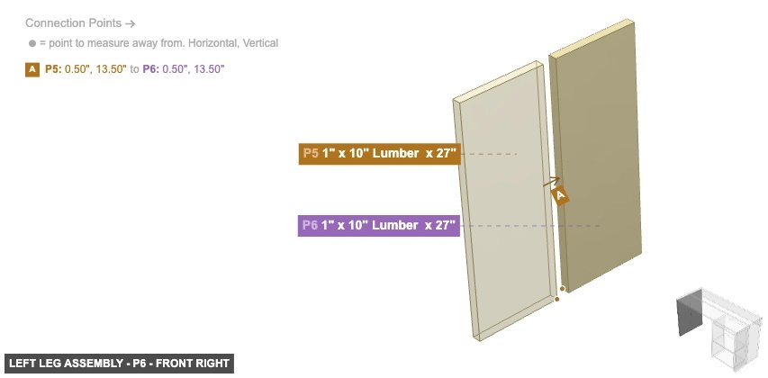 Left Leg Assembly - Part 1