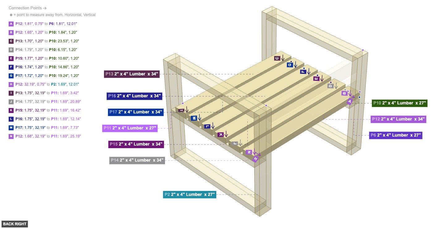 Assembly of Install Seat Slats - back_right