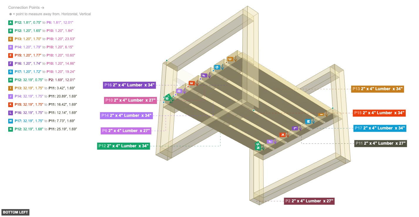 Assembly of Install Seat Slats - bottom_left