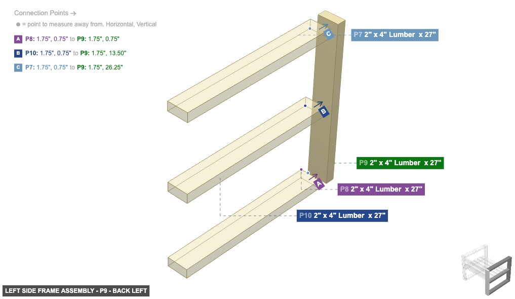 Left Side Frame Assembly - Part 2