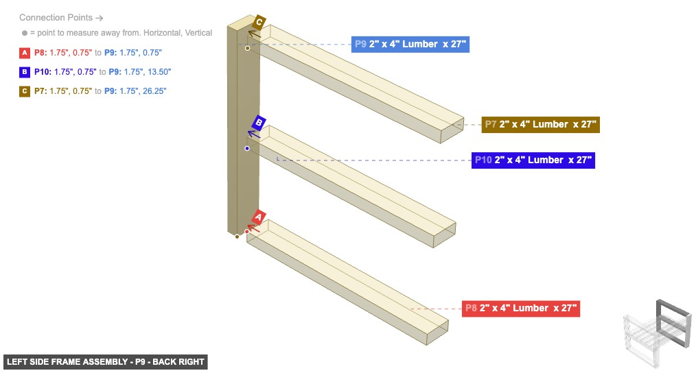 Left Side Frame Assembly - Part 2