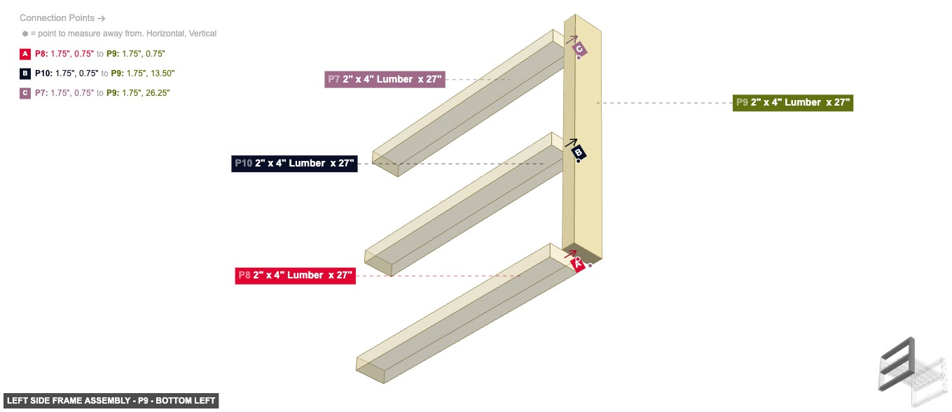 Left Side Frame Assembly - Part 2