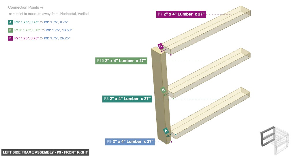 Left Side Frame Assembly - Part 2