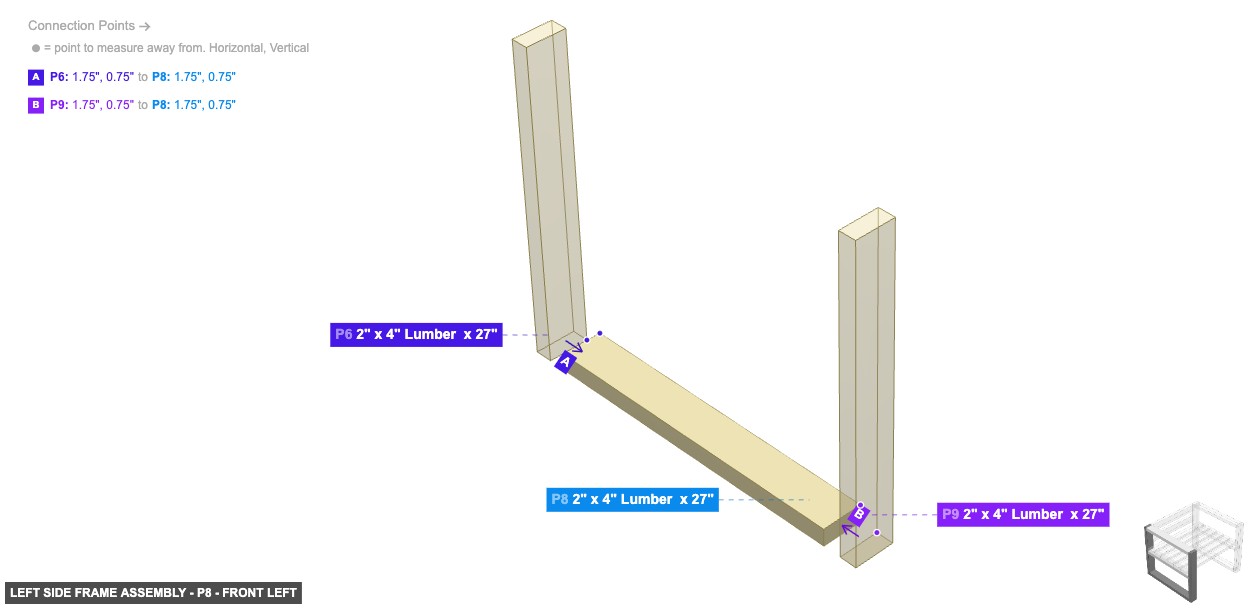 Left Side Frame Assembly - Part 2