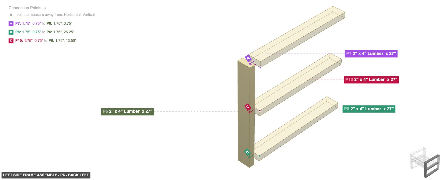 Left Side Frame Assembly - Part 2