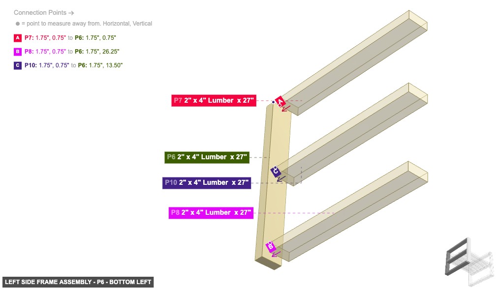 Left Side Frame Assembly - Part 2