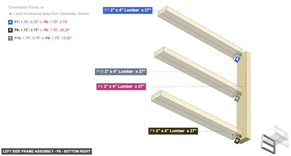 Left Side Frame Assembly - Part 2