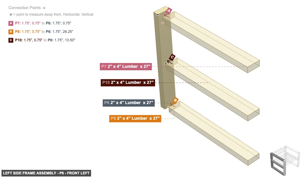 Left Side Frame Assembly - Part 2
