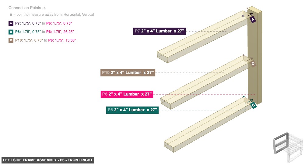 Left Side Frame Assembly - Part 2