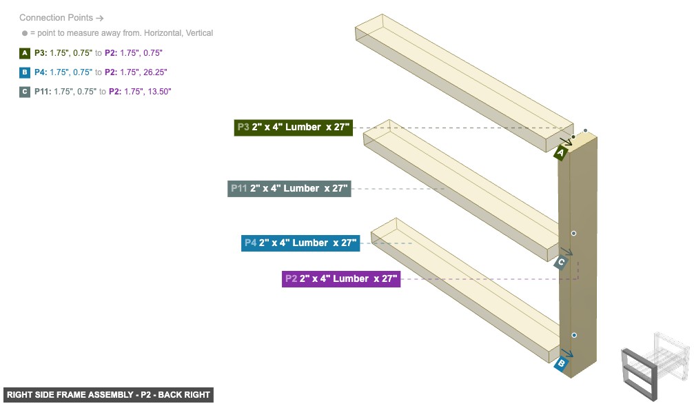 Right Side Frame Assembly - Part 2