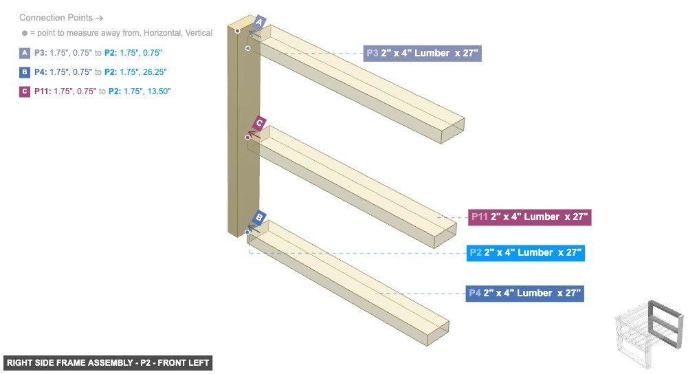 Right Side Frame Assembly - Part 2